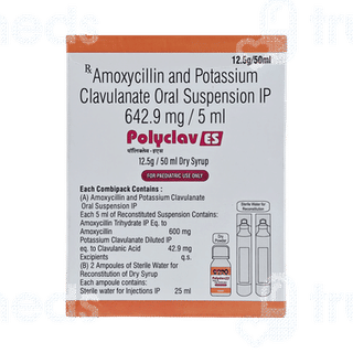 Polyclav Es Dry Syrup 50ml