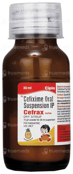 Cefrax Pineapple Flavour Dry Syrup 30Ml Cefrax Pineapple Flavour Dry Syrup 30Ml