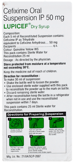 Lupicef Dry Syrup 30ml