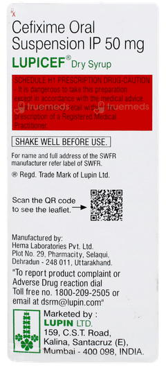 Lupicef Dry Syrup 30ml