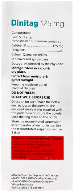 Dinitag 125mg Suspension 30ml