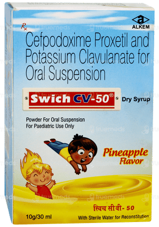 Swich Cv 50 Pineapple Flavour Dry Syrup 30ml