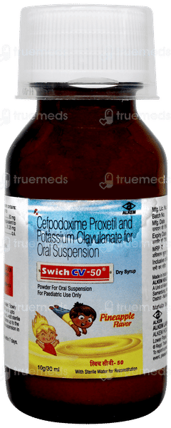 Swich Cv 50 Pineapple Flavour Dry Syrup 30ml