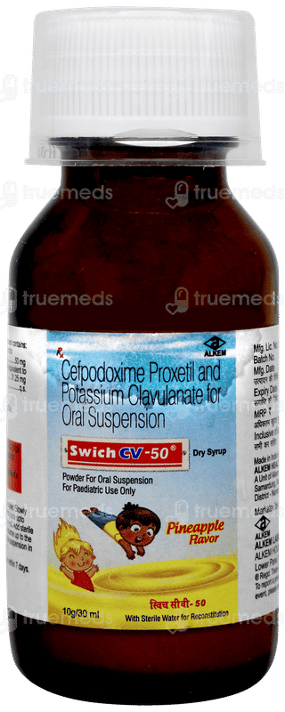 Swich Cv 50 Pineapple Flavour Dry Syrup 30ml