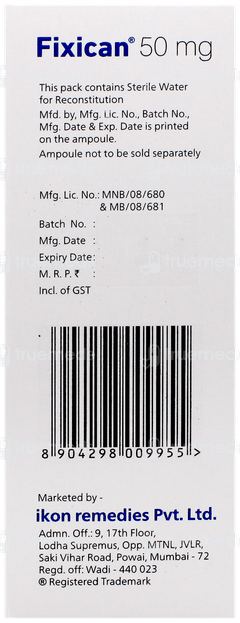 Fixican 50Mg Dry Syrup 30Ml