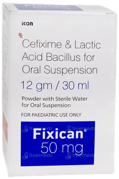 Fixican 50Mg Dry Syrup 30Ml