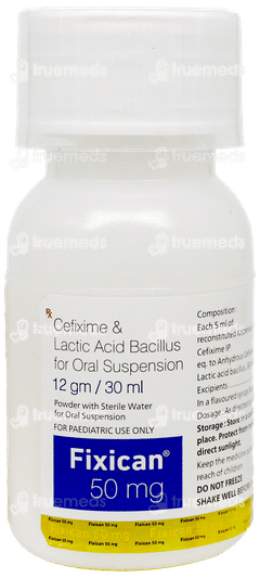 Fixican 50Mg Dry Syrup 30Ml