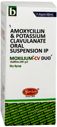 Moxilium Cv Duo Dry Syrup 30ml