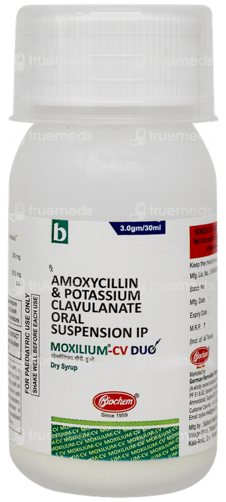 Moxilium Cv Duo Dry Syrup 30ml