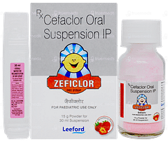 Zeficlor Strawberry Flavour Dry Syrup 30ml
