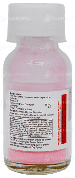 Zeficlor Strawberry Flavour Dry Syrup 30ml