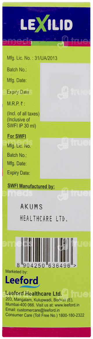 Lexilid Dry Syrup 30ml