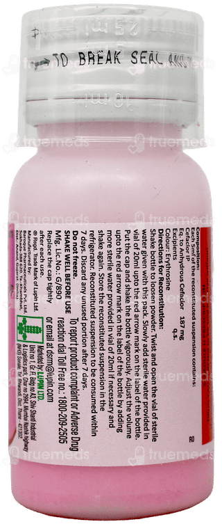 Distaclor 187Mg Dry Syrup 30Ml