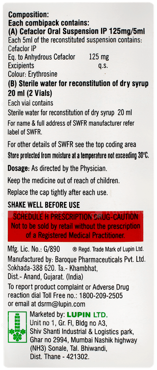 Distaclor 125mg Dry Syrup 60ml