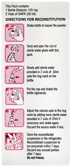 Distaclor 125mg Dry Syrup 60ml