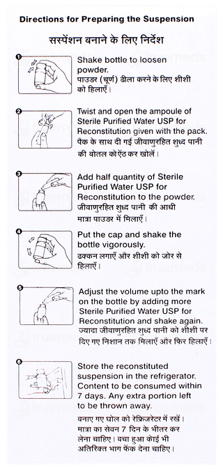 Monocef O 100 Pineapple Peppermint Flavour Suspension 30ml