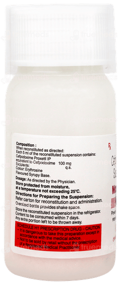 Monocef O 100 Pineapple Peppermint Flavour Suspension 30ml