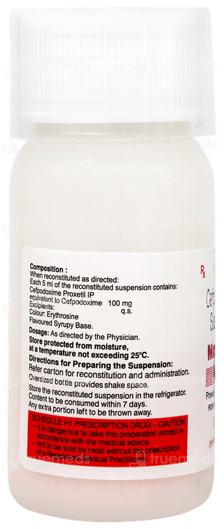 Monocef O 100 Pineapple Peppermint Flavour Suspension 30ml