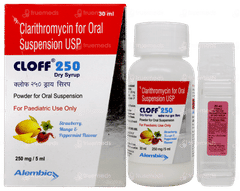 Cloff 250 Strawberry Mango & Peppermint Flavour Dry Syrup 30ml Cloff 250 Strawberry Mango & Peppermint Flavour Dry Syrup 30ml