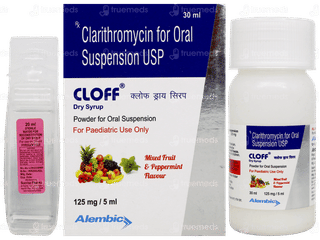 Cloff Mixed Fruit & Peppermint Flavour Dry Syrup 30Ml