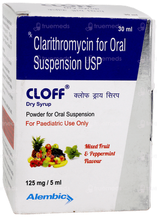 Cloff Mixed Fruit & Peppermint Flavour Dry Syrup 30Ml