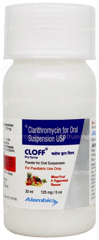 Cloff Mixed Fruit & Peppermint Flavour Dry Syrup 30Ml