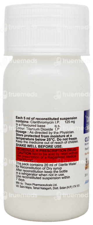 Cloff Mixed Fruit & Peppermint Flavour Dry Syrup 30Ml
