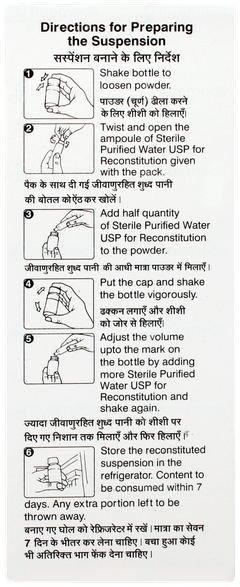 Monocef O Cv 50/31.25 Pineapple Peppermint Flavour Suspension 30ml