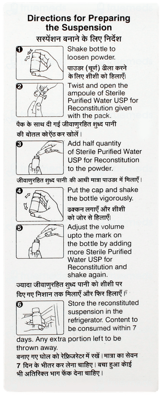 Monocef O Cv 50/31.25 Pineapple Peppermint Flavour Suspension 30ml