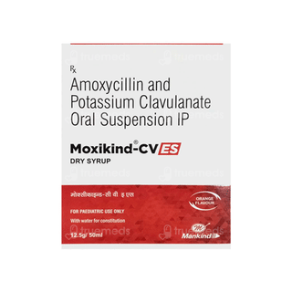 Moxikind Cv Es Orange Flavour Dry Syrup 50Ml