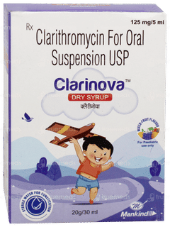 Clarinova Mixed Fruit Flavour Dry Syrup 30ml
