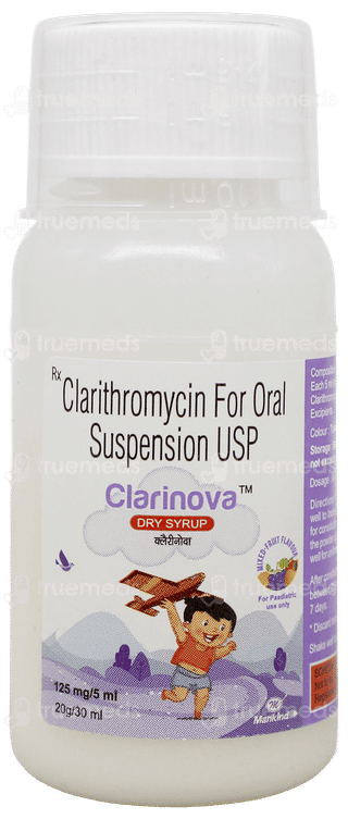Clarinova Mixed Fruit Flavour Dry Syrup 30ml