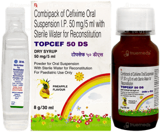 Topcef 50 Ds Pineapple Flavour Dry Syrup 30Ml
