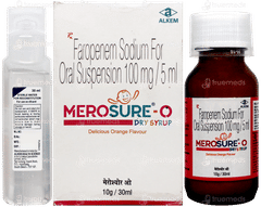 Merosure O Orange Flavour Dry Syrup 30Ml Merosure O Orange Flavour Dry Syrup 30Ml