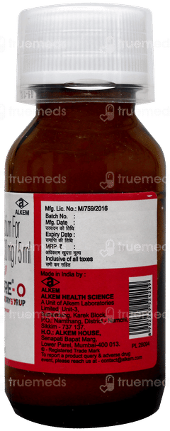 Merosure O Orange Flavour Dry Syrup 30Ml Merosure O Orange Flavour Dry Syrup 30Ml