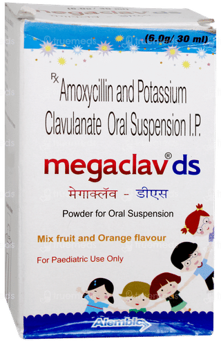 Megaclav Ds Mix Fruit And Orange Flavour Suspension 30ml