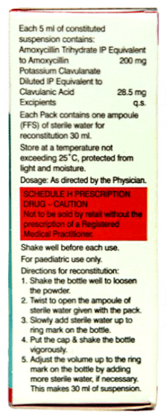 Dericlav Orange Flavour Dry Syrup 30ml