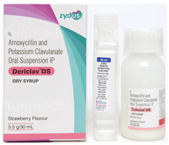 Dericlav Ds Strawberry Flavour Dry Syrup 30ml