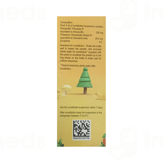 Moxikind Cv Orange Flavour Dry Syrup 30ml