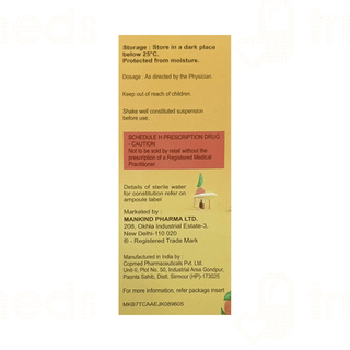 Moxikind Cv Orange Flavour Dry Syrup 30ml