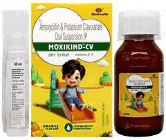 Moxikind Cv Orange Flavour Dry Syrup 30Ml Moxikind Cv Orange Flavour Dry Syrup 30Ml