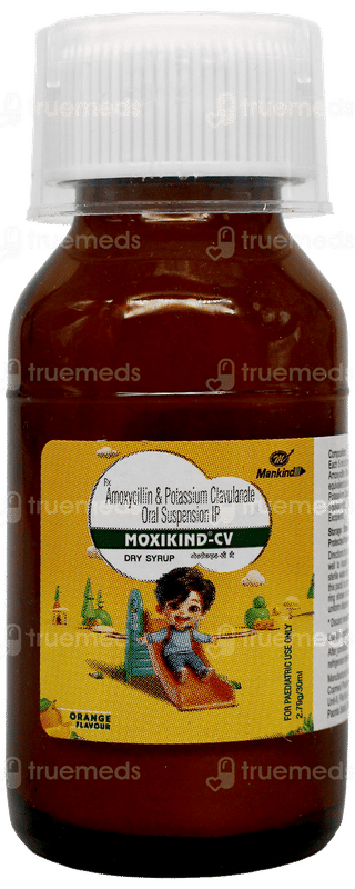 Moxikind Cv Orange Flavour Dry Syrup 30Ml