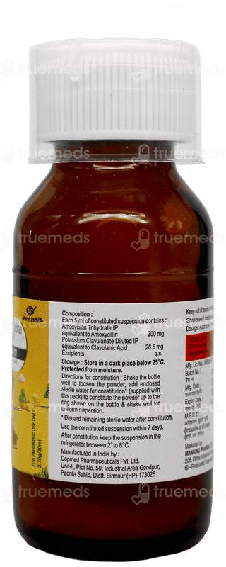 Moxikind Cv Orange Flavour Dry Syrup 30Ml