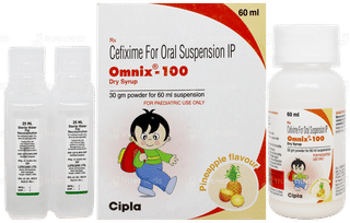 Omnix 100 Pineapple Flavour Dry Syrup 60Ml