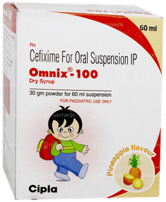 Omnix 100 Pineapple Flavour Dry Syrup 60Ml