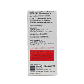 Bactoclav Es Dry Syrup 60ml