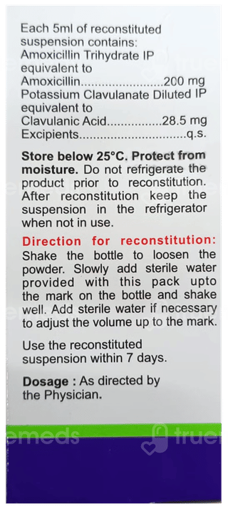 Clavam Bid Dry Syrup 60Ml