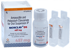 Moxclav Ds 457mg Suspension 60ml