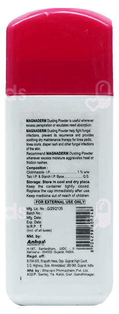 Magnaderm Dusting Powder 75Gm