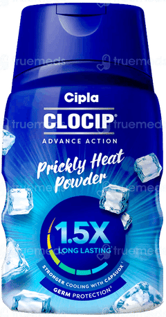 Clocip Advance Action Prickly Heat Powder 50Gm